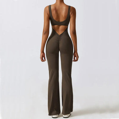 Nora | Figurbetonter Flare-Jumpsuit (Bestseller)
