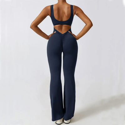 Nora | Figurbetonter Flare-Jumpsuit (Bestseller)