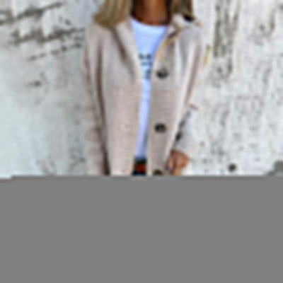 Anouk | Midilanger Cardigan mit Kapuze