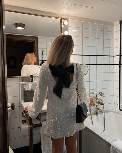 Alice the glitter & grace kleid in Weiß