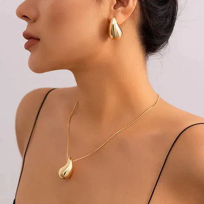 Maya | Elegantes Schmuckset - Tropfendesign