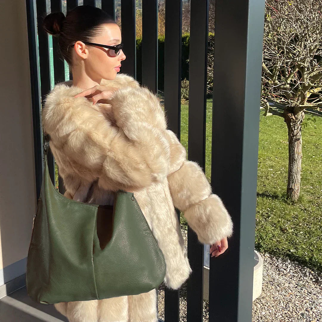 Ambern | Minimalistische Hobo-Tasche
