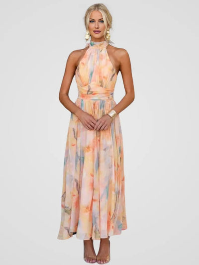 Peach | Maxikleid Riviera Stil